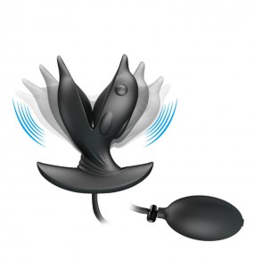 Pretty Love - Hanson Inflate Anal Vibration Massager (Chargeable - Black)